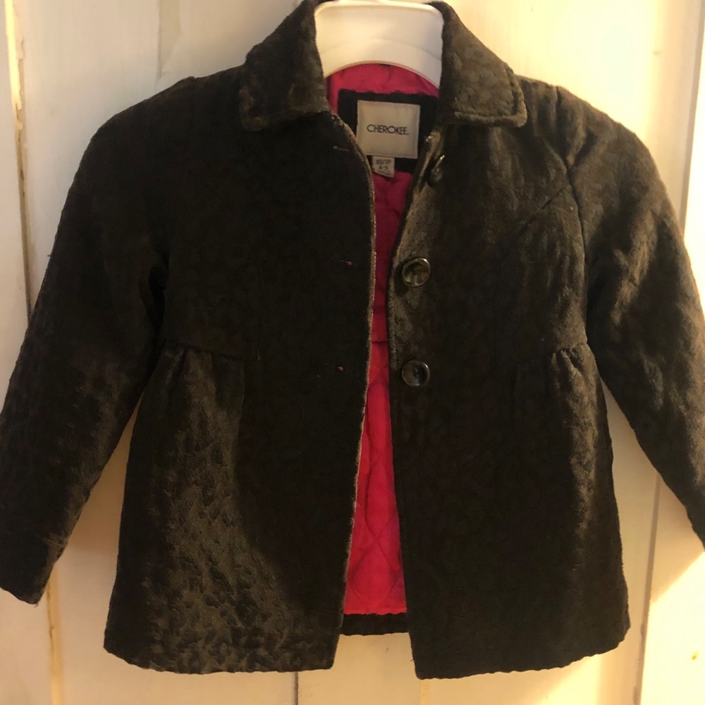 Beautiful Cherokee Girls Black Winter Coat - Picture 4 of 8